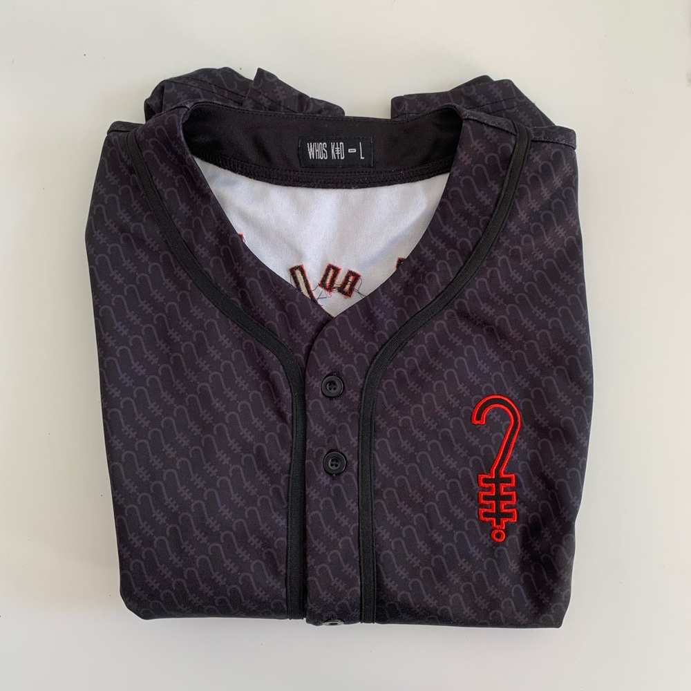 WHOS K?D DJ concert tour baseball shirt